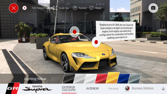 اسکرین شات 2 برنامه Toyota GR Supra Visualizer SG