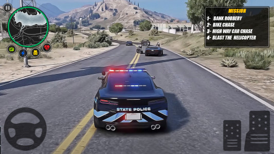 اسکرین شات 3 بازی Police Car Chase Criminal Game