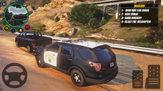 اسکرین شات 2 بازی Police Van Driving: Cop Games