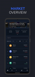 اسکرین شات برنامه Vision: Bitcoin Crypto Wallet 2
