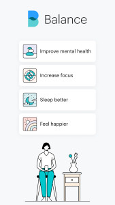 اسکرین شات 1 برنامه Balance: Meditation & Sleep