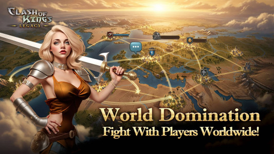 اسکرین شات 1 بازی Clash of Kings: Legacy