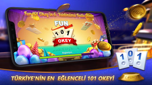 اسکرین شات بازی Fun 101 Okey®-Voice & Chat 4