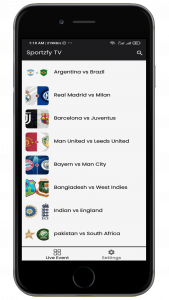 اسکرین شات 3 برنامه Sportzfy