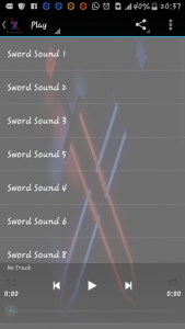 اسکرین شات برنامه Sword Fight Sounds 1