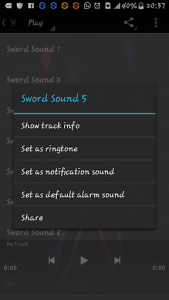 اسکرین شات برنامه Sword Fight Sounds 2