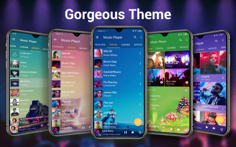 اسکرین شات برنامه Music Player for Android 2