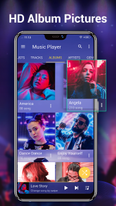 اسکرین شات 4 برنامه Music Player for Android