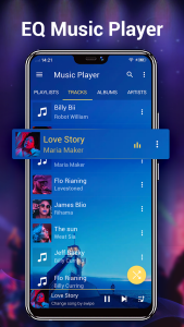 اسکرین شات 3 برنامه Music Player for Android