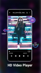 اسکرین شات برنامه HD Video Player 4