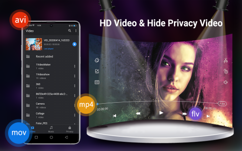 اسکرین شات 1 برنامه Video Player All Format