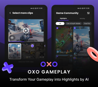 اسکرین شات برنامه OXO Gameplay Clips & Community 1