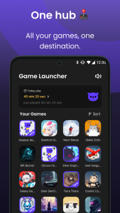 اسکرین شات 2 برنامه OXO Game Launcher - Gaming Hub
