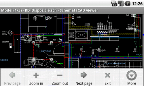 اسکرین شات برنامه SchemataCAD viewer DWG/DXF 2