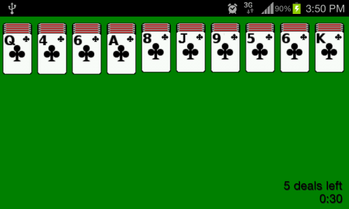 اسکرین شات بازی Spider Solitaire 1