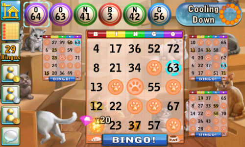 اسکرین شات بازی Bingo Cats 4
