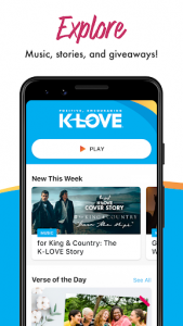 اسکرین شات برنامه K-LOVE 1