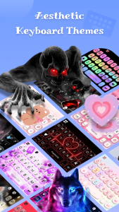 اسکرین شات 1 برنامه Emoji keyboard - Themes, Fonts