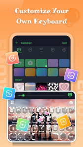 اسکرین شات 3 برنامه Emoji keyboard - Themes, Fonts