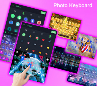 اسکرین شات برنامه Emoji keyboard-Themes, Fonts 5