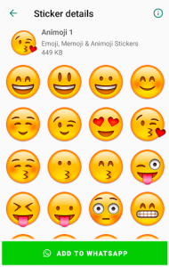 اسکرین شات برنامه Emoji & Memoji Stickers for WhatsApp WAStickerApps 1