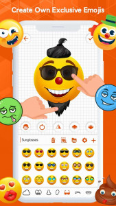 اسکرین شات برنامه Emoji Maker - Customize Emoji 1