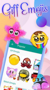اسکرین شات برنامه Emoji Maker-stickers, animojis, gif emojis creater 2