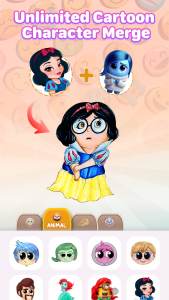اسکرین شات 1 برنامه Cartoon & Emoji Maker: Mixy