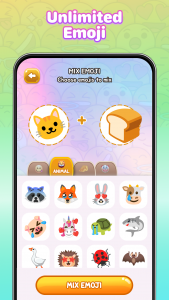 اسکرین شات 3 برنامه Cartoon & Emoji Maker: Mixy