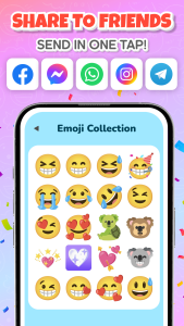 اسکرین شات 6 برنامه Emoji Kitchen - DIY Emoji Mix