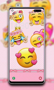 اسکرین شات برنامه Emoji Wallpaper 7