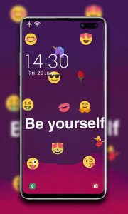 اسکرین شات 6 برنامه Emoji Wallpaper