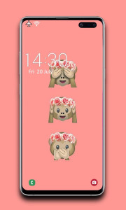 اسکرین شات 5 برنامه Emoji Wallpaper