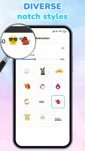 اسکرین شات 5 برنامه Emoji Battery: Status Bar