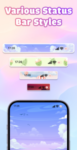 اسکرین شات 1 برنامه Emoji Battery: Widget Bar