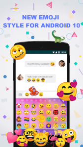 اسکرین شات برنامه New Emoji for Android 10 1
