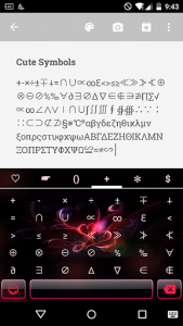 اسکرین شات برنامه Cute Symbols - Emoji Keyboard♤ 6