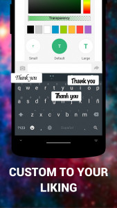 اسکرین شات برنامه Emoji Keyboard Lite 1