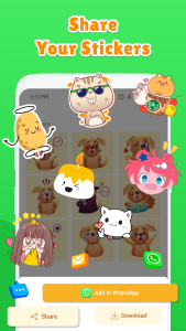 اسکرین شات 8 برنامه WAStickerApp DIY Sticker Maker
