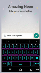 اسکرین شات برنامه Emoji Smart Neon keyboard 5