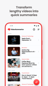 اسکرین شات 1 برنامه Video Summarizer