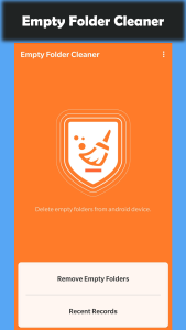 اسکرین شات 1 برنامه Empty Folder Cleaner