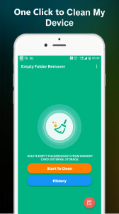 اسکرین شات 1 برنامه Empty Folder Cleaner