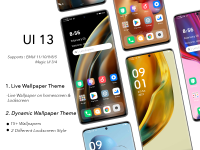 اسکرین شات برنامه MiOS13 Theme for EMUI 10/11 1