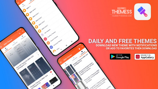 اسکرین شات برنامه Huawei EMUI Themes 1