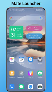 اسکرین شات 1 برنامه Mate Launcher for harmony