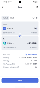 اسکرین شات 4 برنامه Yoroi - The Cardano Wallet