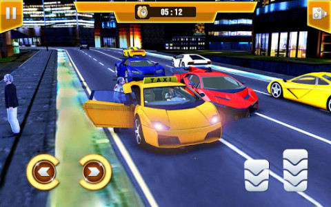 اسکرین شات بازی City Taxi Driving Simulator 17 - Sport Car Cab 1