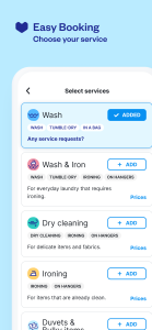 اسکرین شات 4 برنامه Laundryheap: On-Demand Laundry