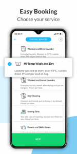 اسکرین شات برنامه Laundryheap: The 24h Dry Cleaning and Laundry App 4